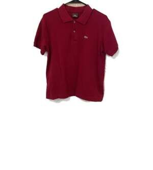 Lacoste Men’s Size 4 Classic Cotton Polo Shirt Red